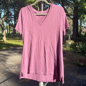 A.N.A Purple Short Sleeve Shirt